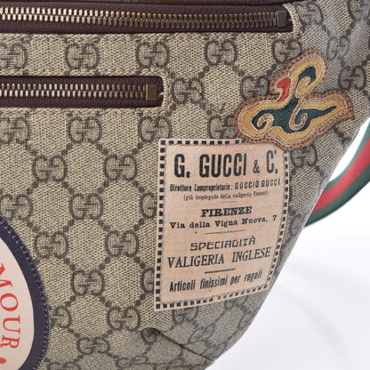 Gucci GG Supreme Monogram Courrier Belt Bag Beige New Acero 9 of 11