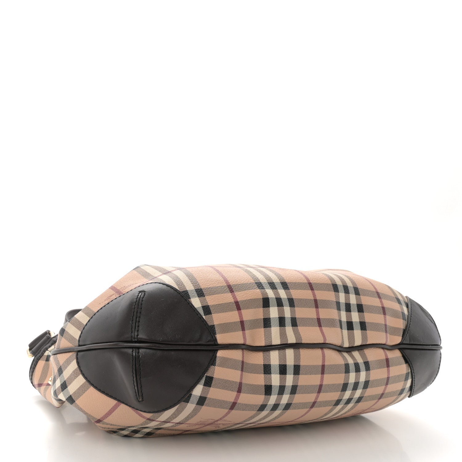Burberry Haymarket Check Medium Willenmore Hobo Chocolate 4 of 11