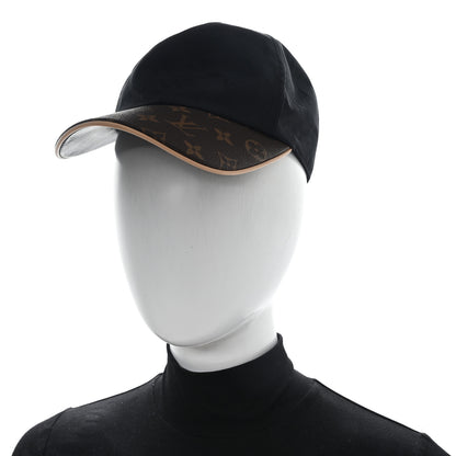 Louis Vuitton Polyester Silk Monogram LV Get Ready Cap M Black 2 of 8