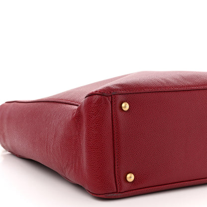 Chanel Caviar Timeless CC Shoulder Bag Red 9 of 16