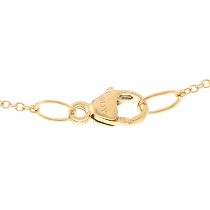 David Yurman 18K Yellow Gold Diamond Black Diamond Yin Yang Pendant Necklace 4 of 5