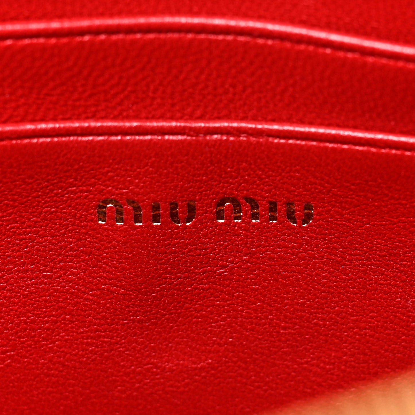 Nappa Matelasse Zip Shoulder Bag Fuoco