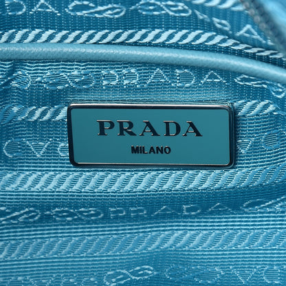 Prada Nylon Vela Flat Messenger Bag Turchese 6 of 10