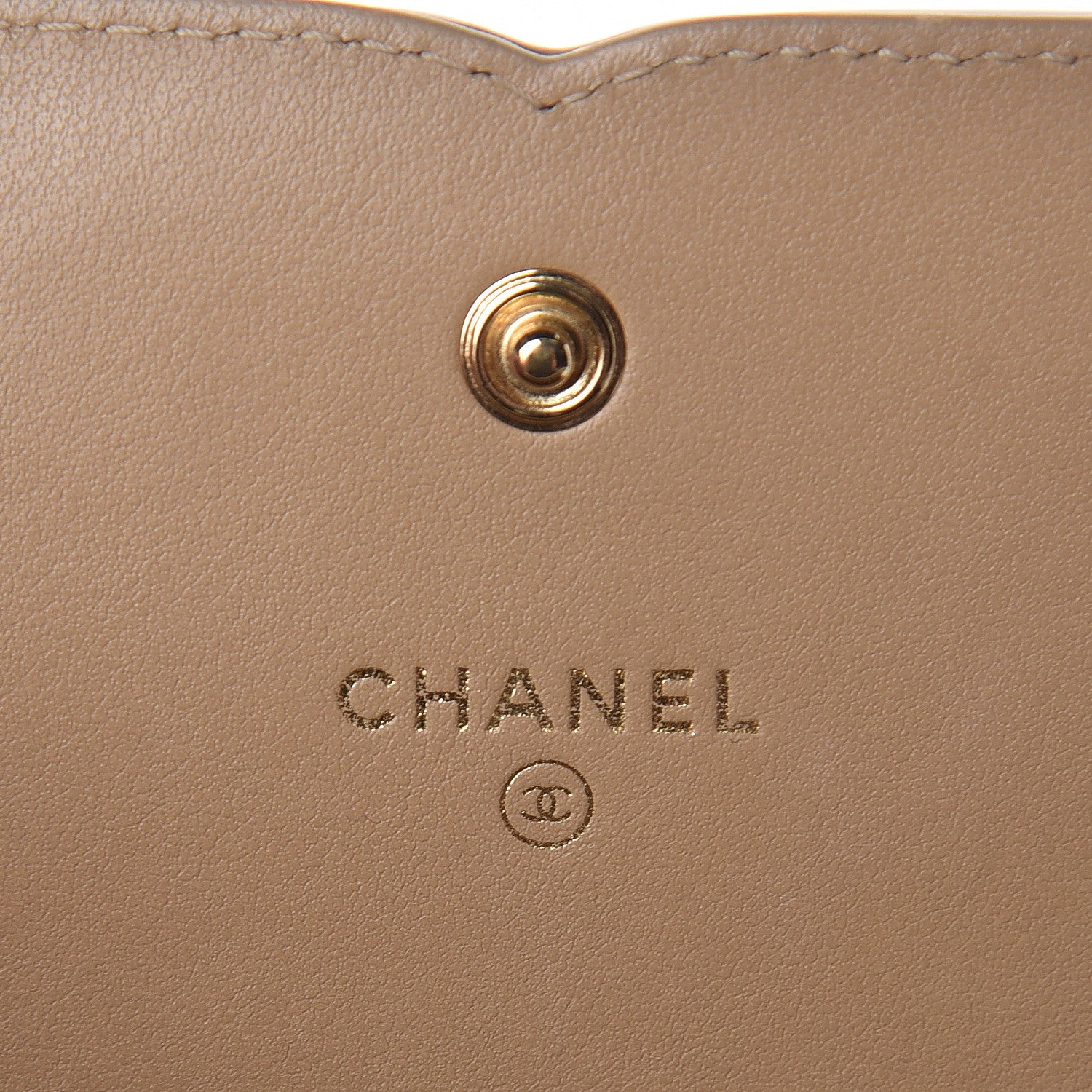 Chanel Caviar Quilted Medium Filigree Flap Wallet Beige 6 of 13