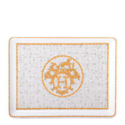 Hermes Porcelain Mosaique au 24 Sushi Plate 1 of 6