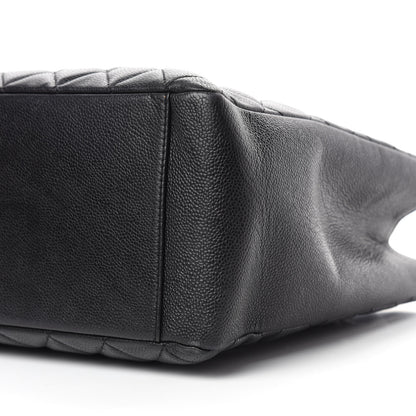 Chanel Caviar Quilted Grand Shopping Tote GST Black 7 of 12