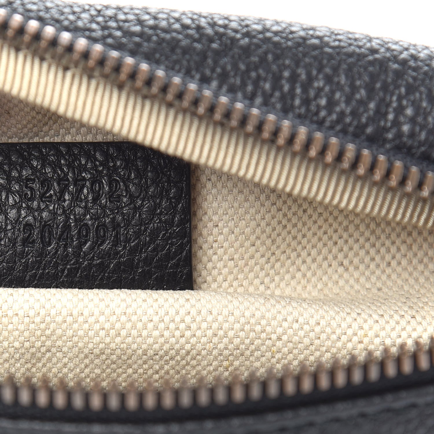 Gucci Grained Calfskin Small Logo Belt Bag Black 7 of 9