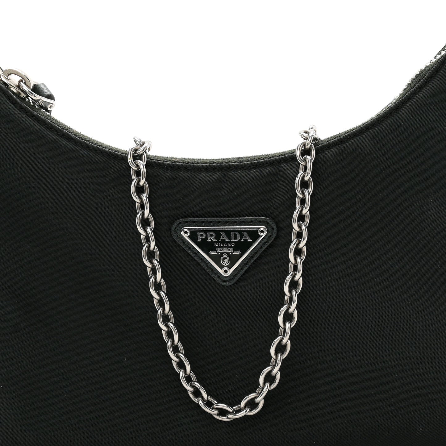 Nylon Re-Edition 2005 Shoulder Bag Smeraldo