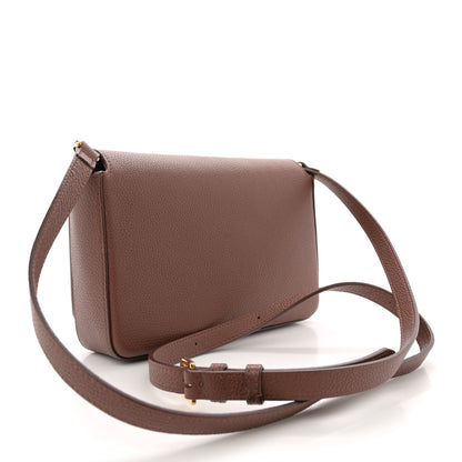 Burberry Grainy Calfskin Vintage Check Hampshire Crossbody Archive Beige Tan 3 of 10
