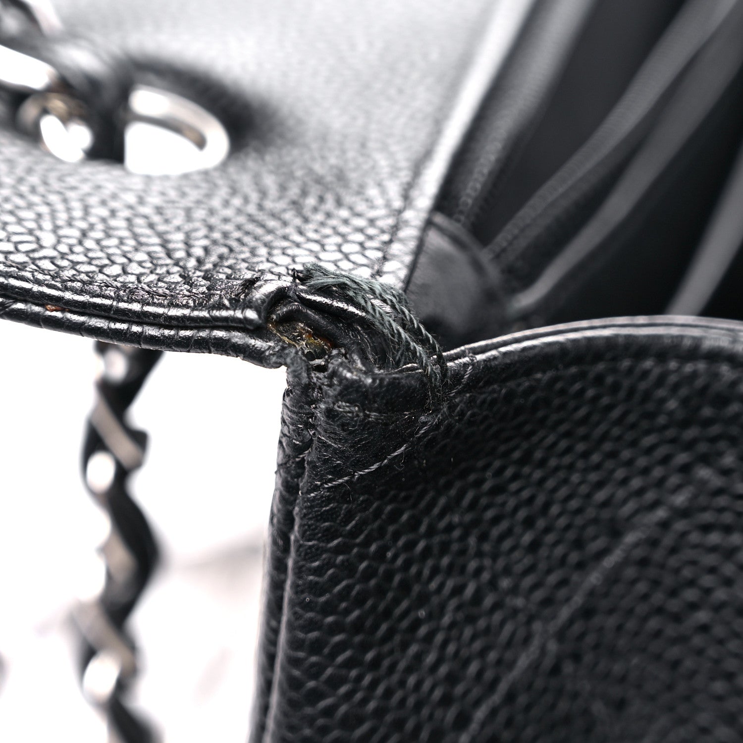 Chanel Caviar Quilted Maxi Single Flap Black 14 of 16