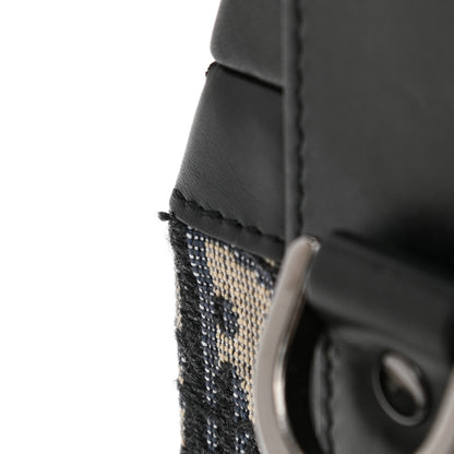 Christian Dior Oblique Lock Handle Bag Black 10 of 10