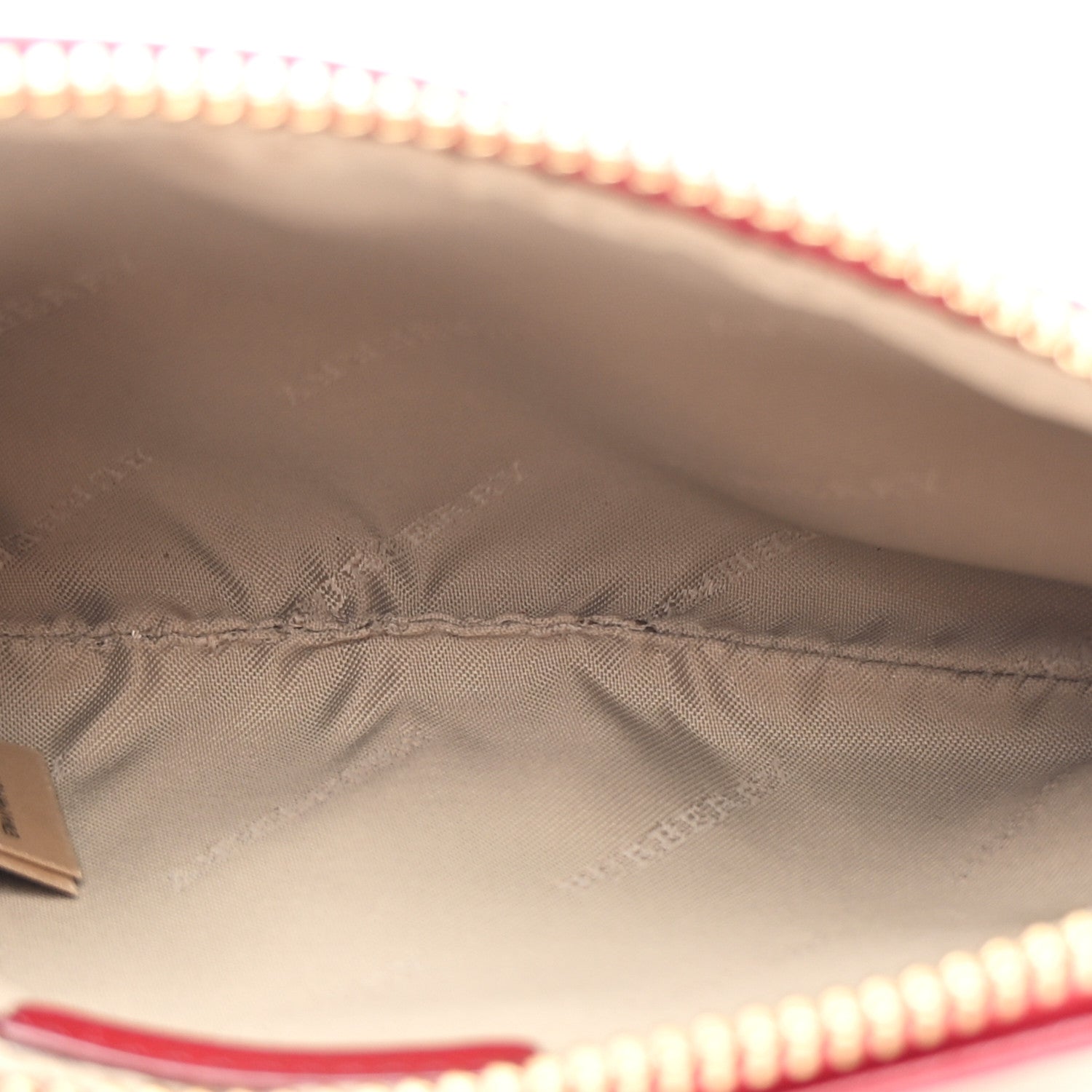 BURBERRY ショルダー バッグ クラッチ レザー MILITARY RED Burberry Leather Trim Haymarket Check Clara Clutch Shoulder Bag