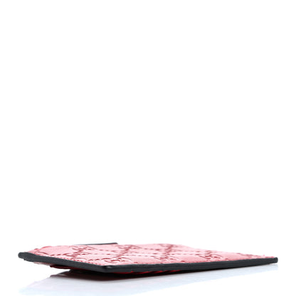Gucci Guccissima Signature Coin Case Card Holder Hibiscus Red 4 of 8