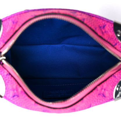 Louis Vuitton Taurillon Illusion Mini Soft Trunk Bleu Rose 4 of 9