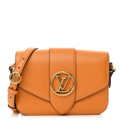 Louis Vuitton Smooth Calfskin LV Pont 9 Summer Gold 1 of 8