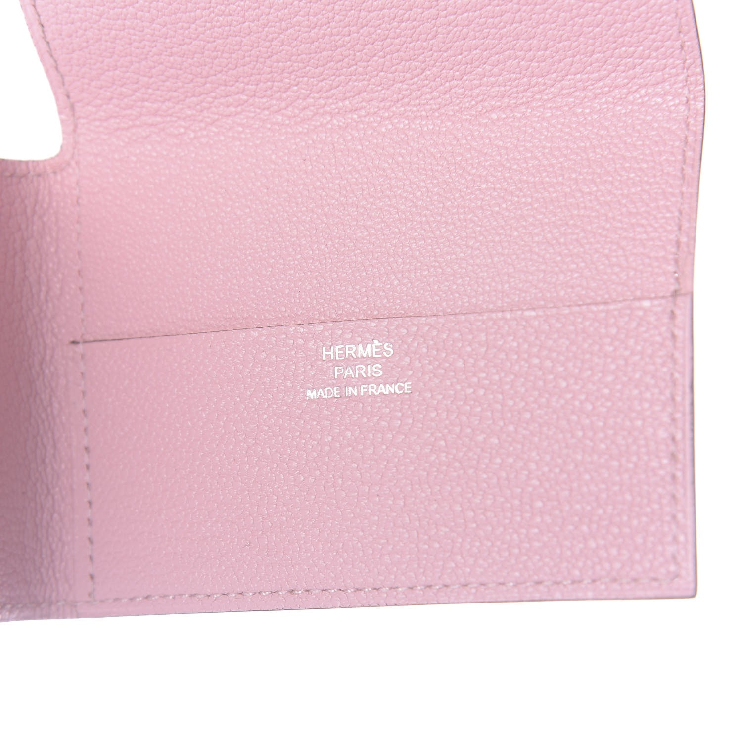 Hermes Chevre Mysore Guernesey Card Case Rose Sakura 7 of 8