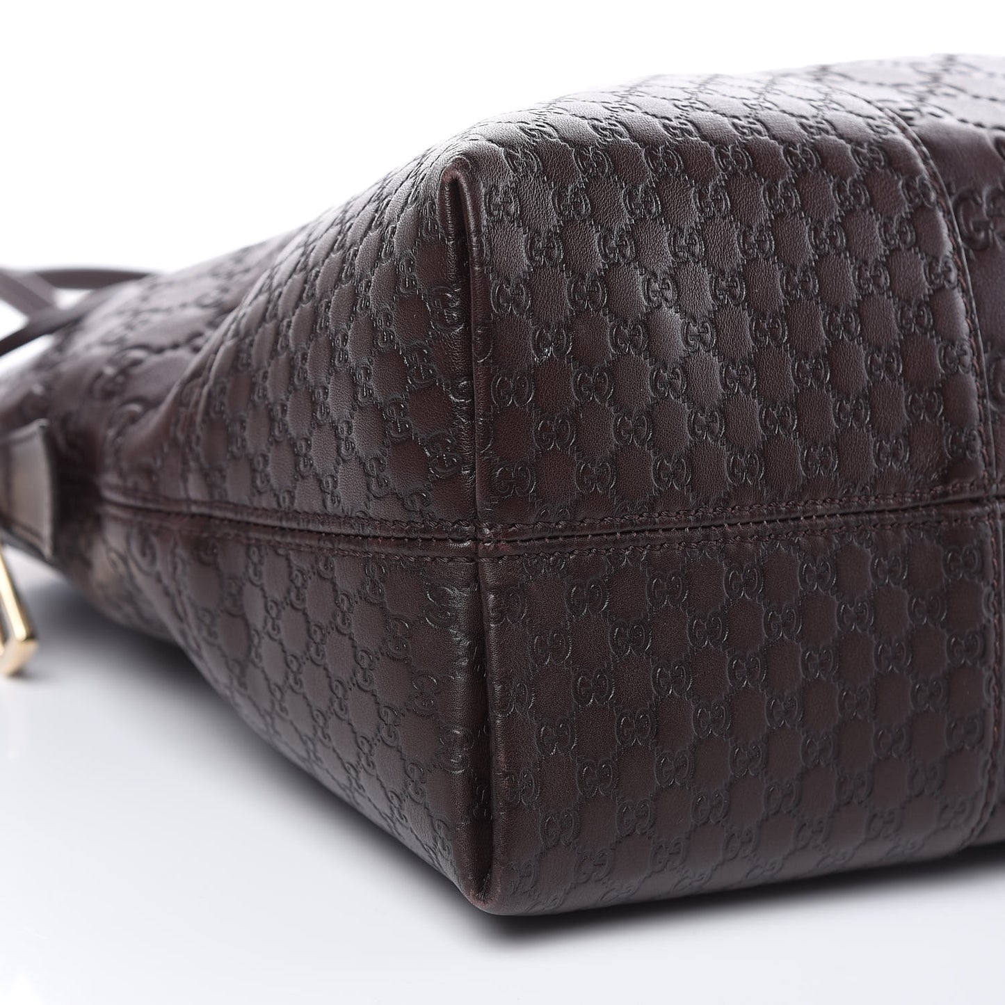 Guccissima Medium Bree Shoulder Bag Chocolate