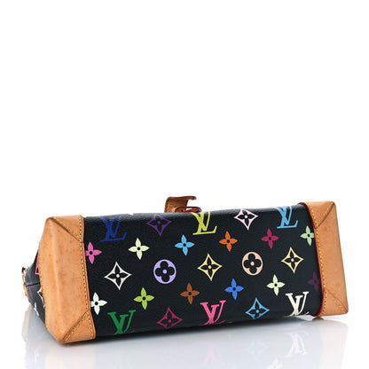 Louis Vuitton Monogram Multicolor Eliza Black 4 of 9