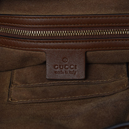 Gucci GG Supreme Monogram Large Linea A Hobo Light Brown 7 of 16