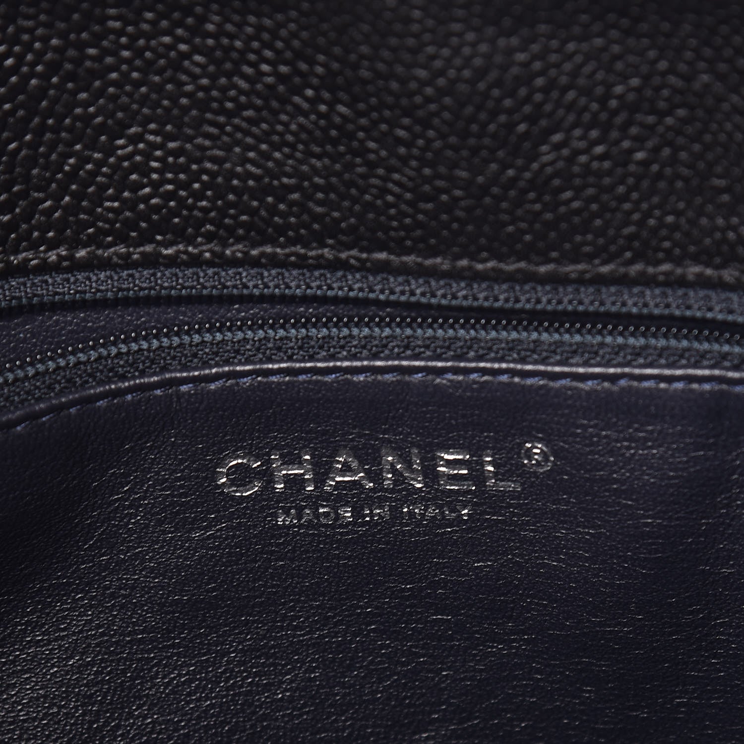 Chanel Caviar Tweed Quilted Large Coco Break Shopping Bag Black 6 of 10