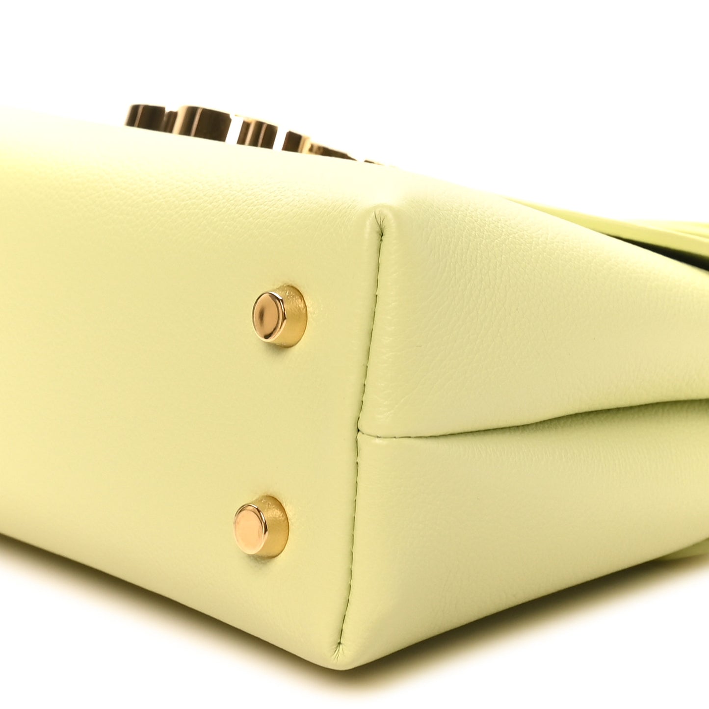 Supple Grained Calfskin Teen Nino Soft Lime