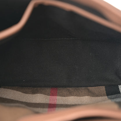 Burberry Derby Calfskin House Check Small Camberley Dark Sand 5 of 11