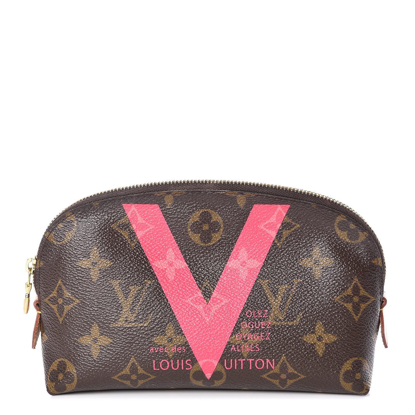 Monogram V Cosmetic Pouch Grenade