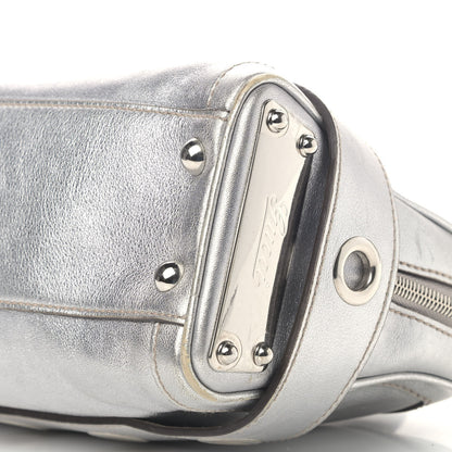Gucci Metallic Calfskin Romy Boston Silver 13 of 17
