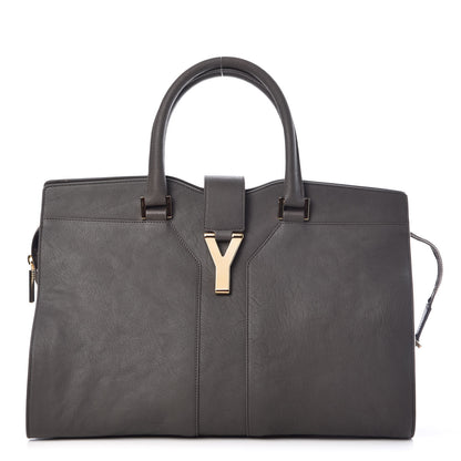 Saint Laurent Sheepskin Medium Cabas ChYc Grey 1 of 11