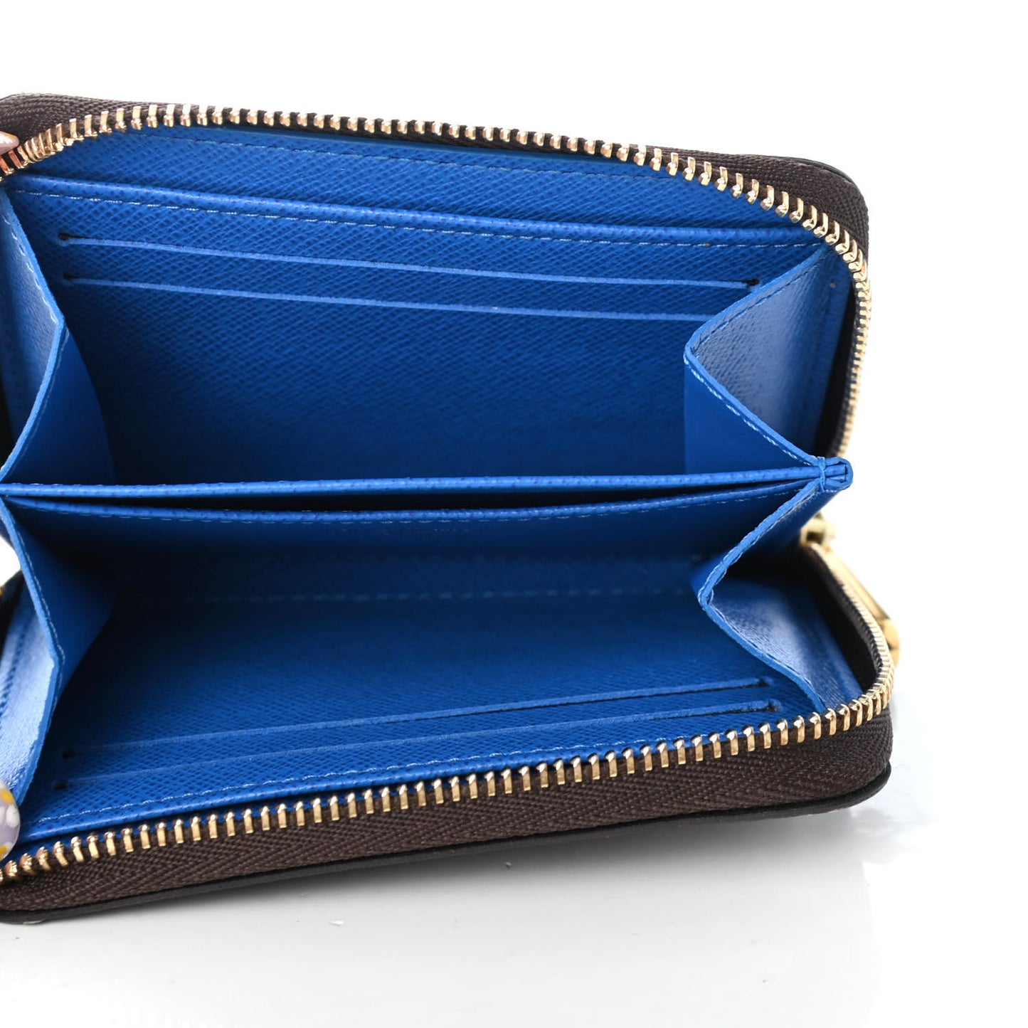 Damier Ebene 2019 Christmas Animation Zippy Coin Purse Blue