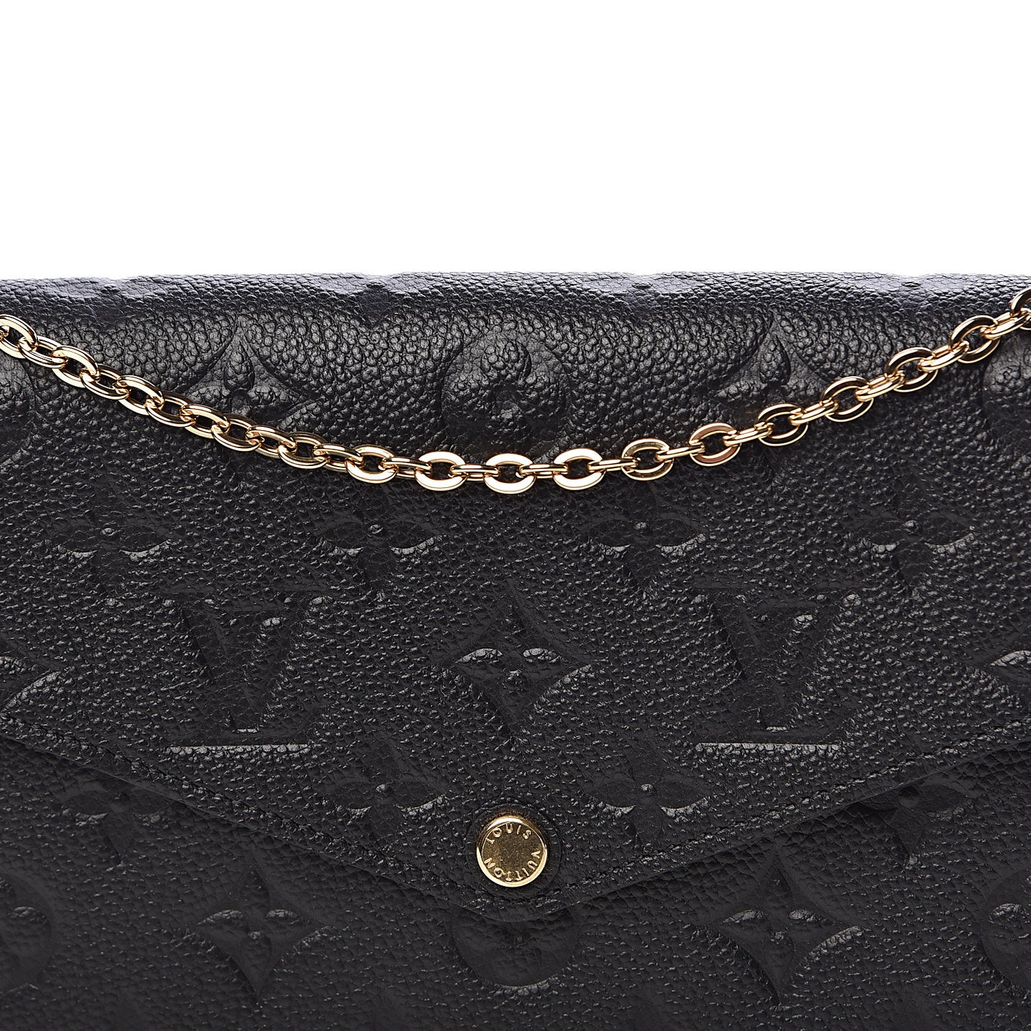 Empreinte Pochette Felicie Chain Wallet Black