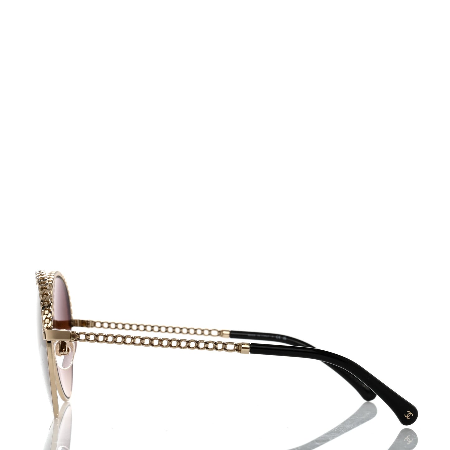 Chain Pantos Sunglasses 4242 Gold Brown