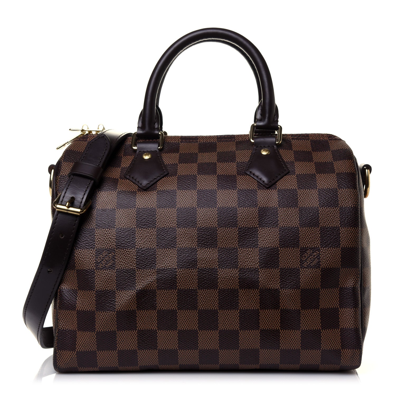 Louis Vuitton Damier Ebene Speedy Bandouliere 25 2 of 19