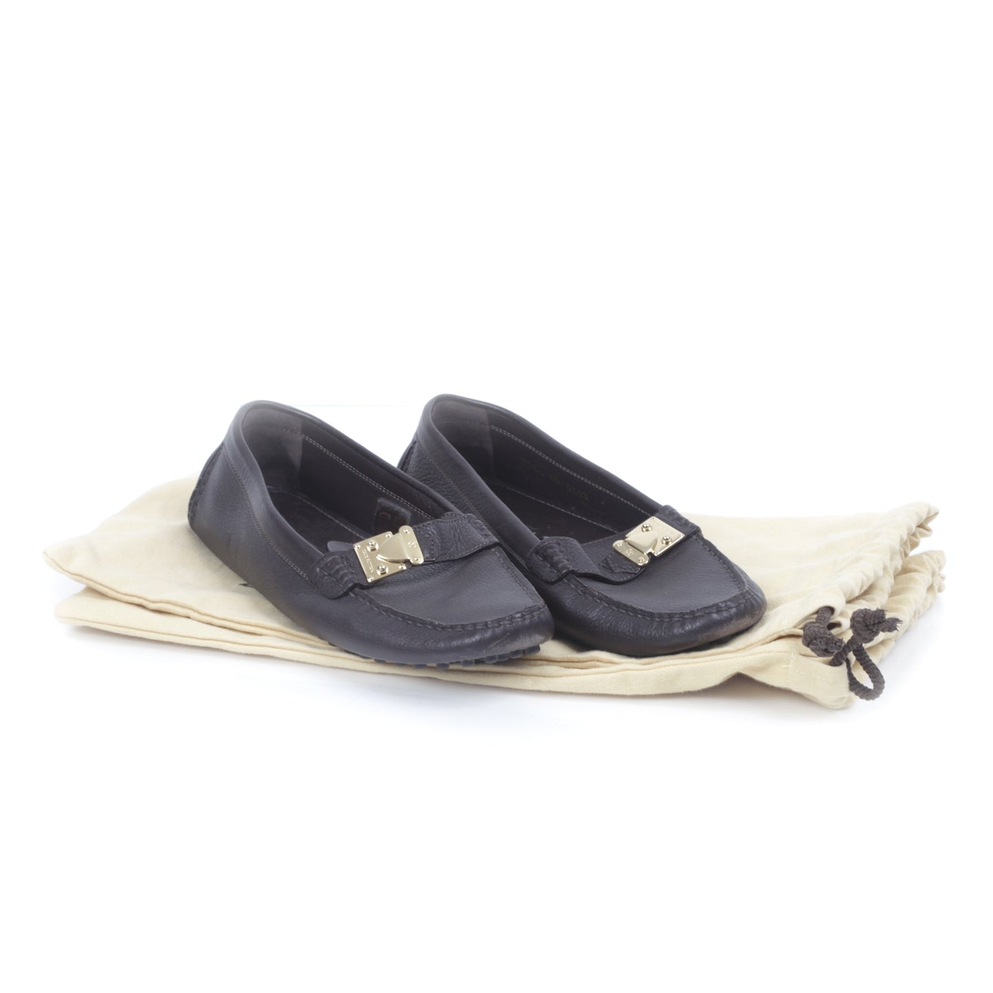 Suhali Lombok Driving Loafers 36.5 Brown