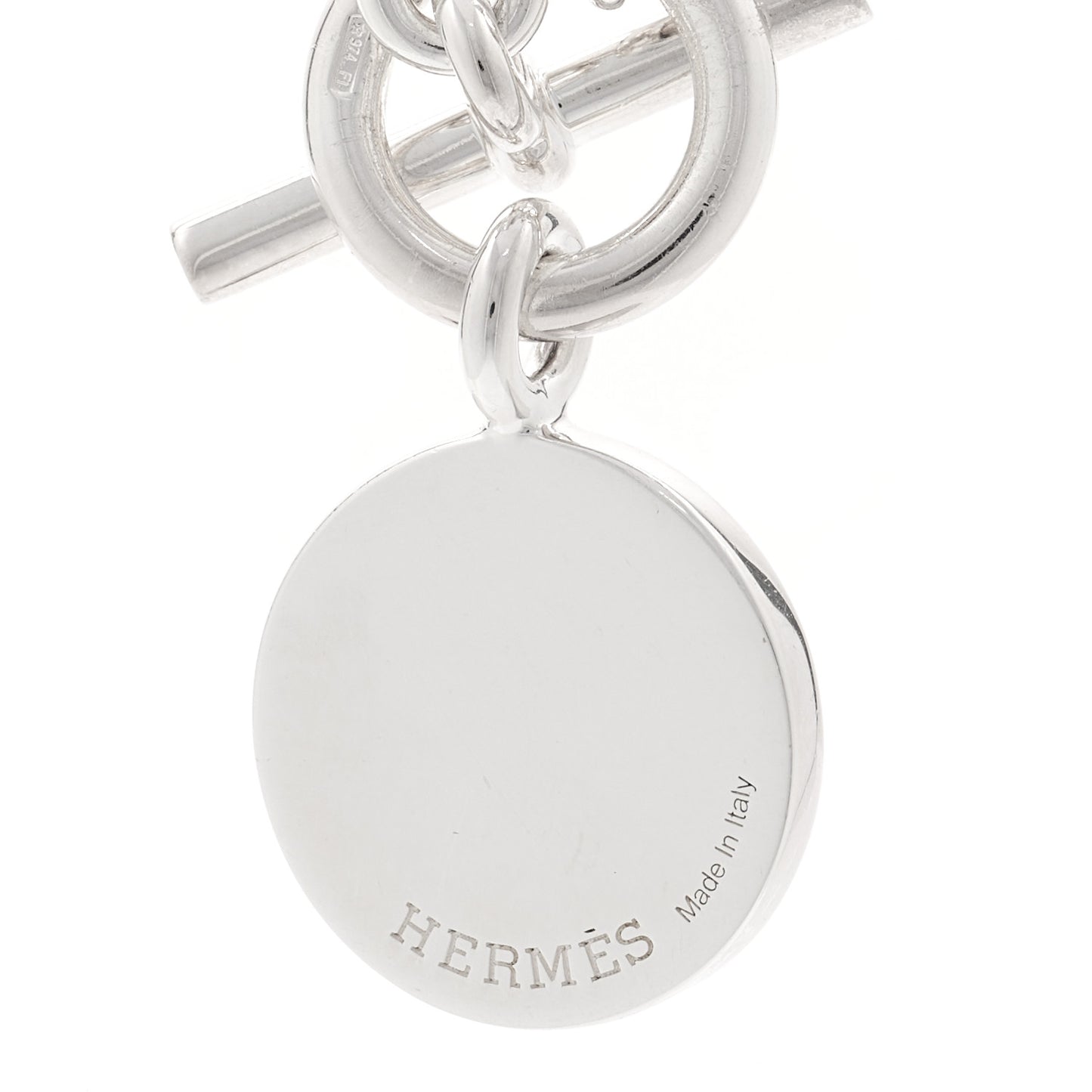 Sterling Silver Amulettes H Confettis Pendant Necklace