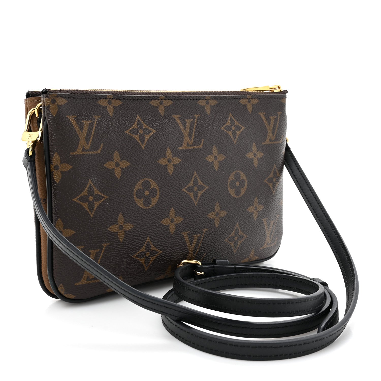 Louis Vuitton Reverse Monogram Giant Double Zip Pochette 3 of 12