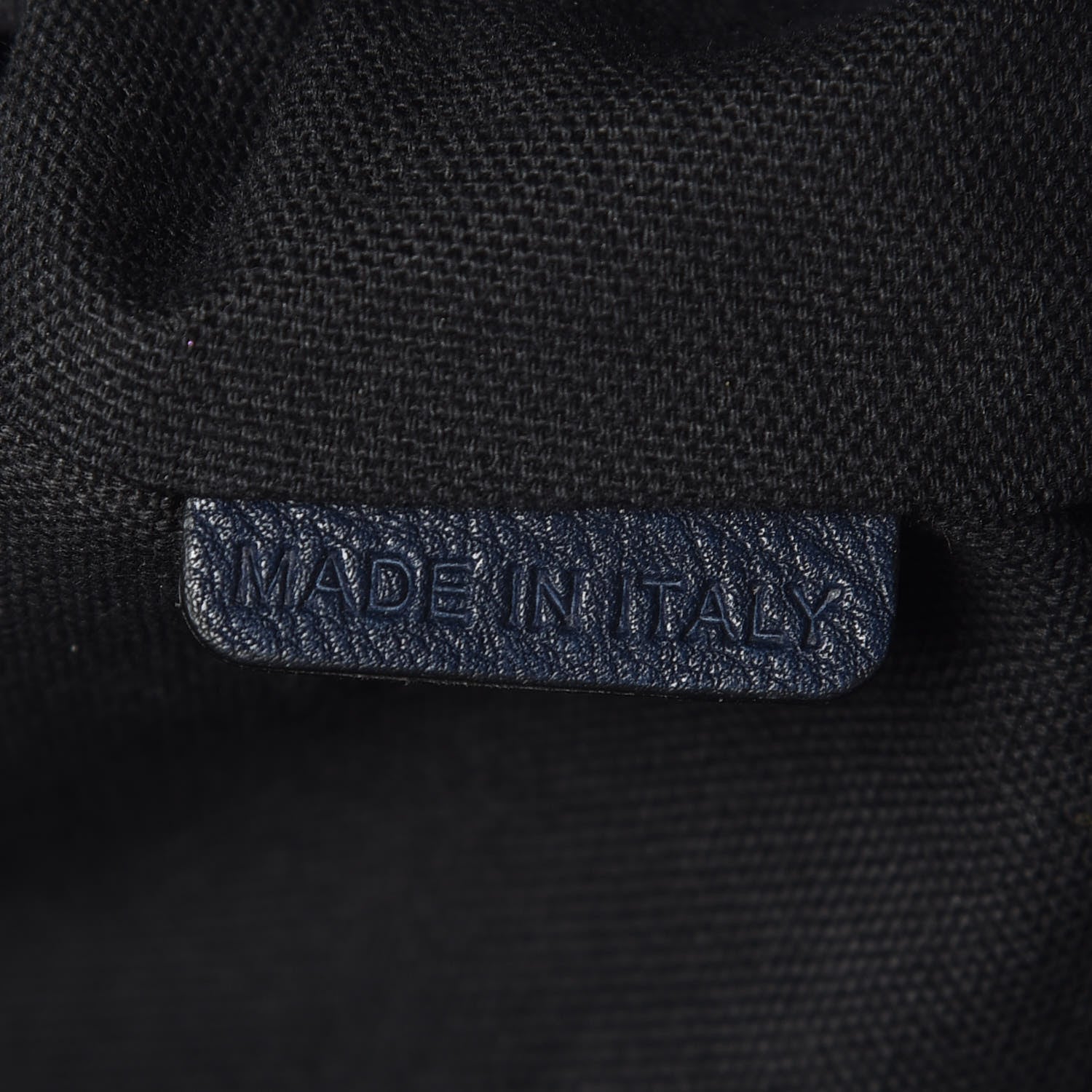 Burberry Grainy Calfskin House Check Medium Banner Tote Midnight Blue 7 of 9