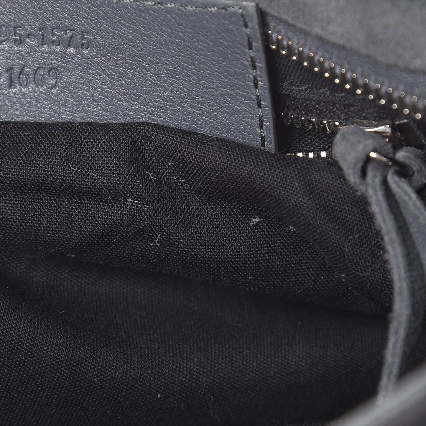 Baby Daim Suede Marble Hardware Mini City Grey
