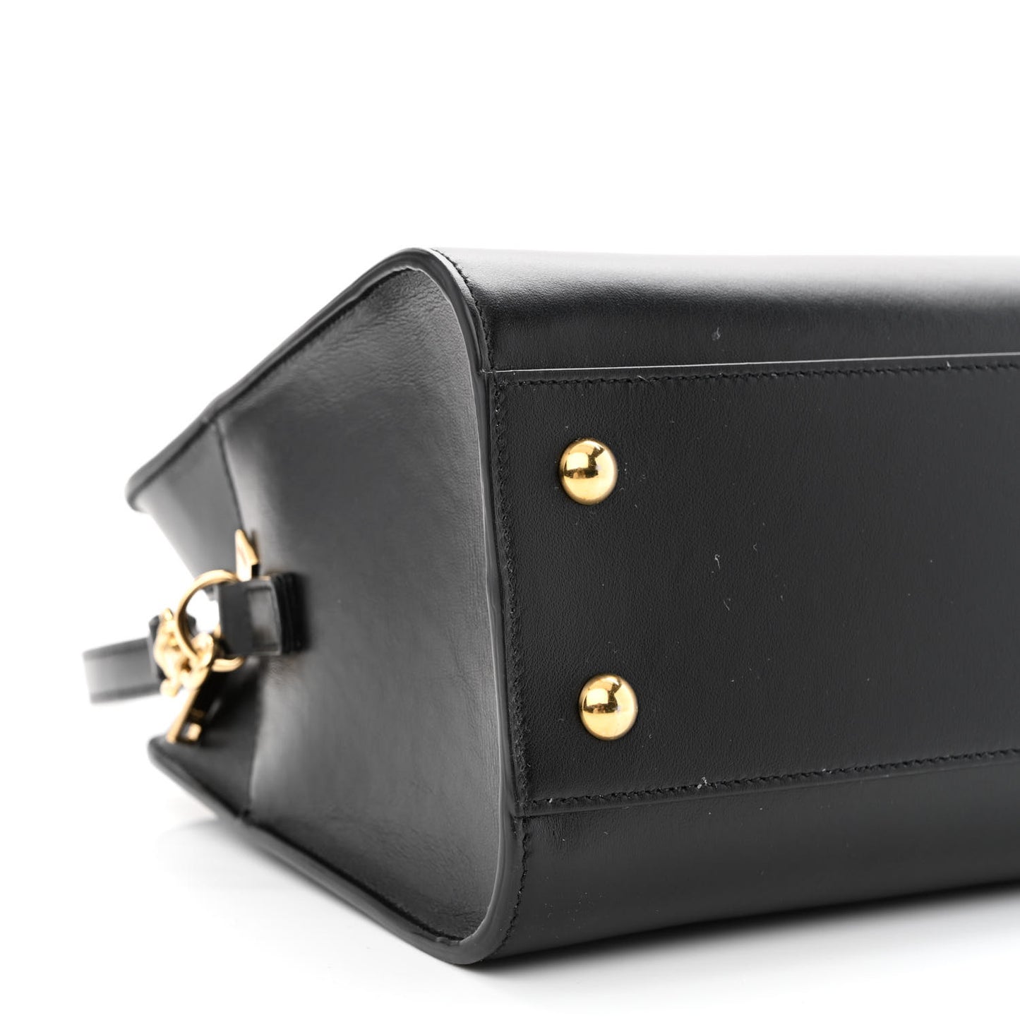 Calfskin Monogram Baby Cabas Black