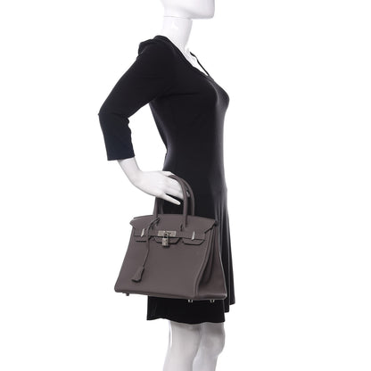 Hermes Togo Birkin 30 Etain 2 of 11