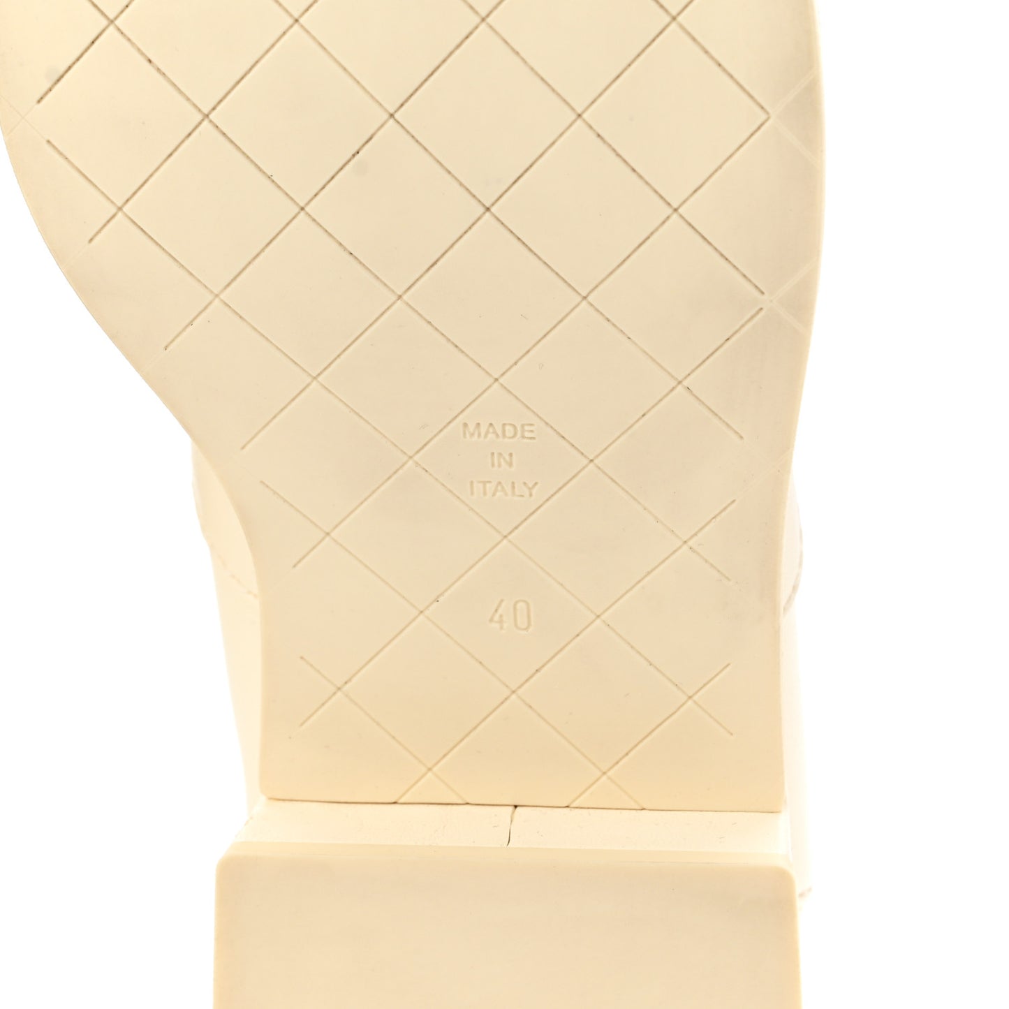 Lambskin Cap Toe Short Boots 40 Ivory Black