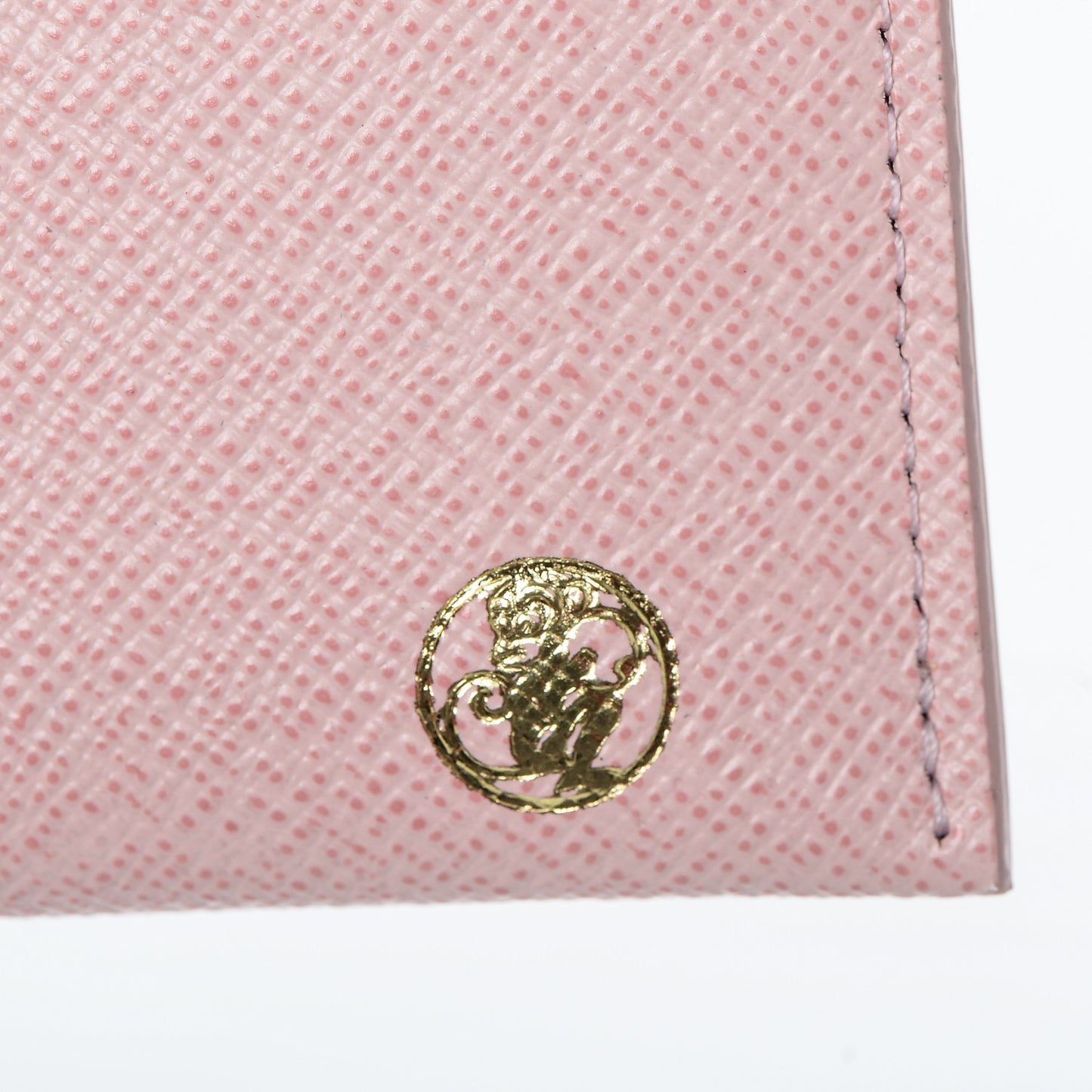 Calfskin Felicie Card Holder Insert Rose Ballerine