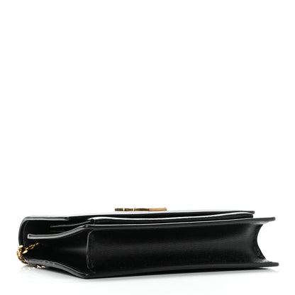 Saint Laurent Calfskin Monogram Sunset Chain Wallet Black 3 of 9