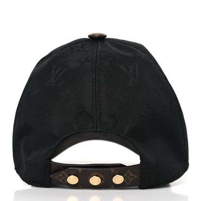Louis Vuitton Polyester Silk Monogram LV Get Ready Cap M Black 5 of 8