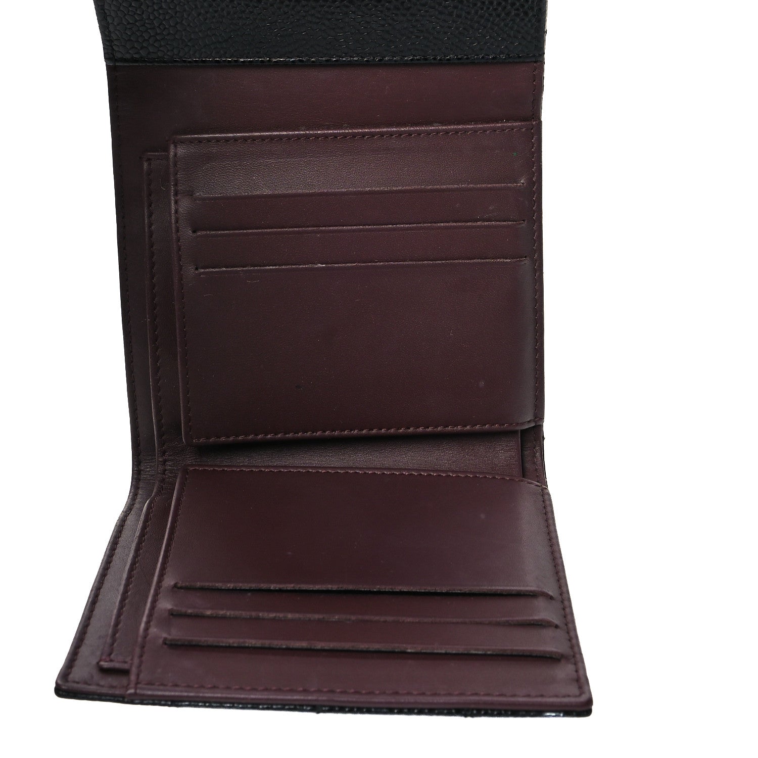 Chanel Caviar Quilted Compact Flap Wallet Black 5 of 12
