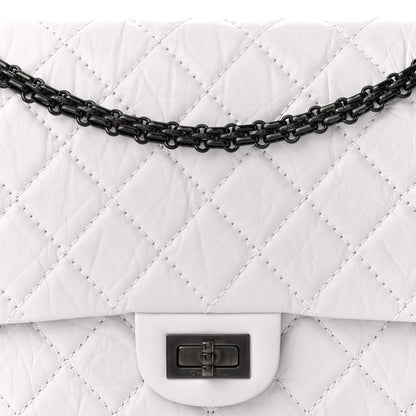Chanel Aged Calfskin Quilted 2.55 Reissue 226 Flap White 7 of 12