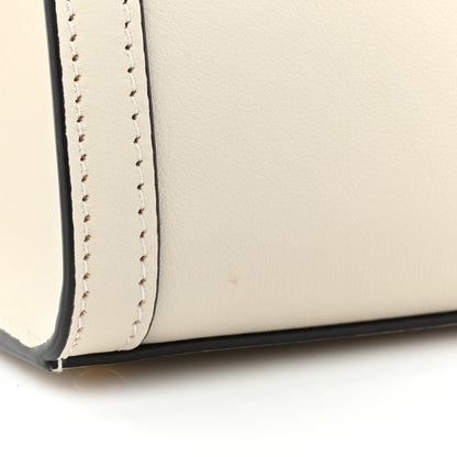 Gucci Wonka Grain Calfskin Mini Diana Tote Bag Mystic White Orange Fluo 10 of 12