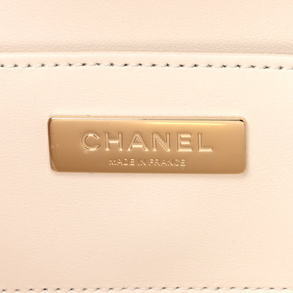 Chanel Lambskin Quilted Coco Click Bag White 6 of 11
