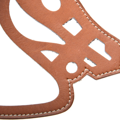 Hermes Barenia Paddock Cheval Horse Bag Charm Fauve 4 of 5