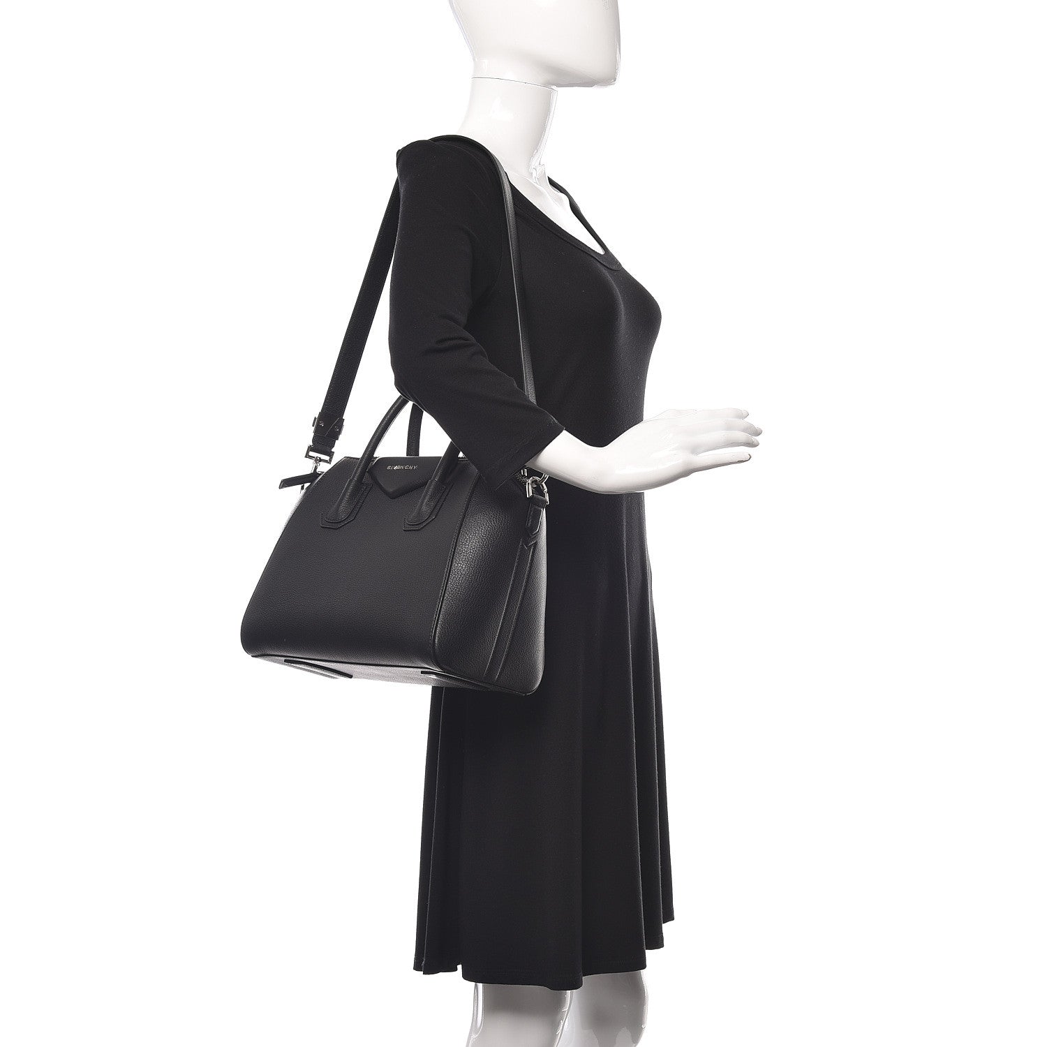 Givenchy Sugar Goatskin Small Antigona Black 2 of 12